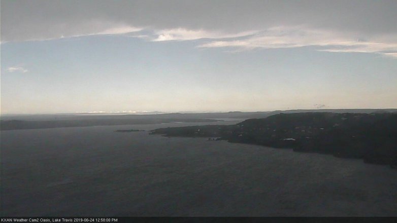 Lake Travis webcam, June 24, 2019 12:00 PM CT