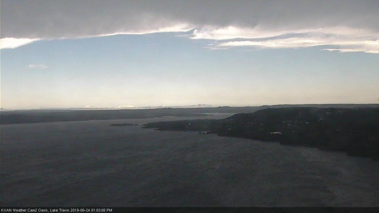 Lake Travis webcam, June 24, 2019 12:05 PM CT