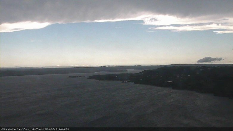 Lake Travis webcam, June 24, 2019 12:10 PM CT