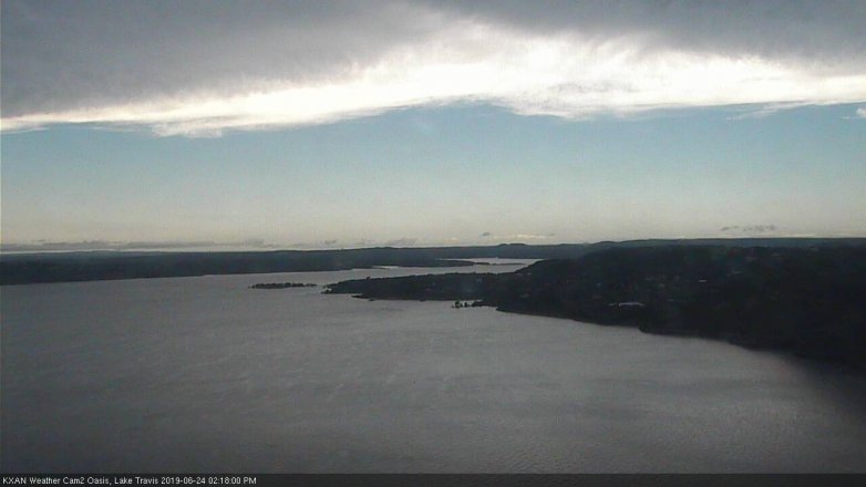 Lake Travis webcam, June 24, 2019 1:20 PM CT