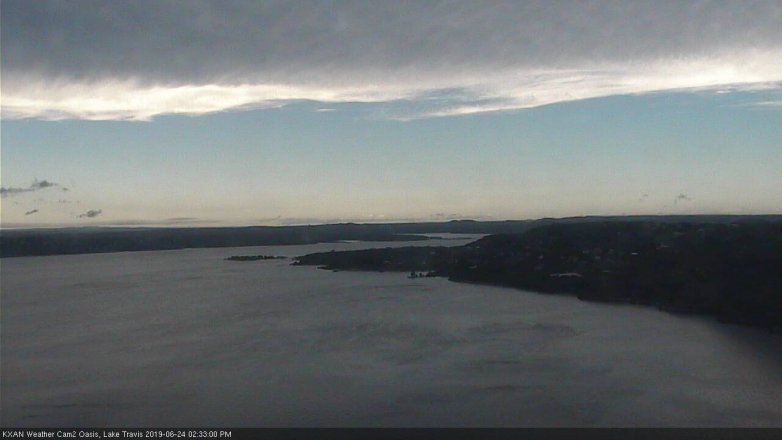 Lake Travis webcam, June 24, 2019 1:35 PM CT