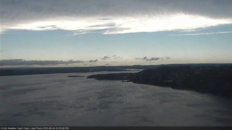 Lake Travis webcam, June 24, 2019 1:55 PM CT