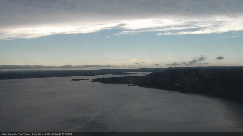 Lake Travis webcam, June 24, 2019 2:05 PM CT