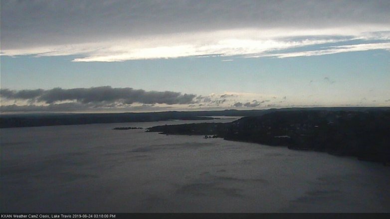 Lake Travis webcam, June 24, 2019 2:20 PM CT
