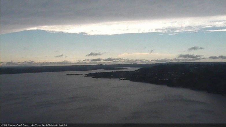 Lake Travis webcam, June 24, 2019 2:30 PM CT