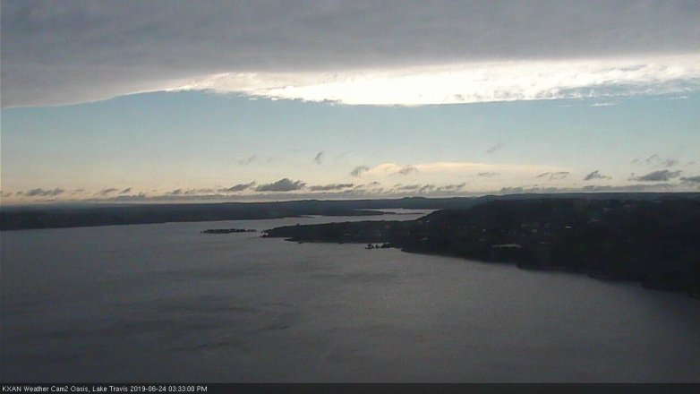 Lake Travis webcam, June 24, 2019 2:35 PM CT