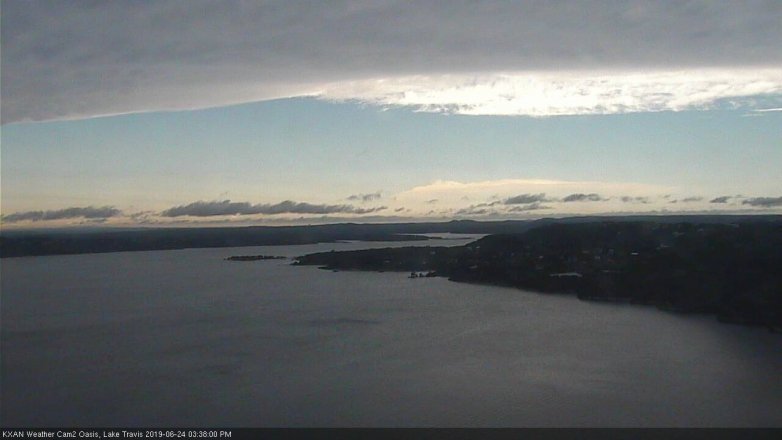 Lake Travis webcam, June 24, 2019 2:40 PM CT