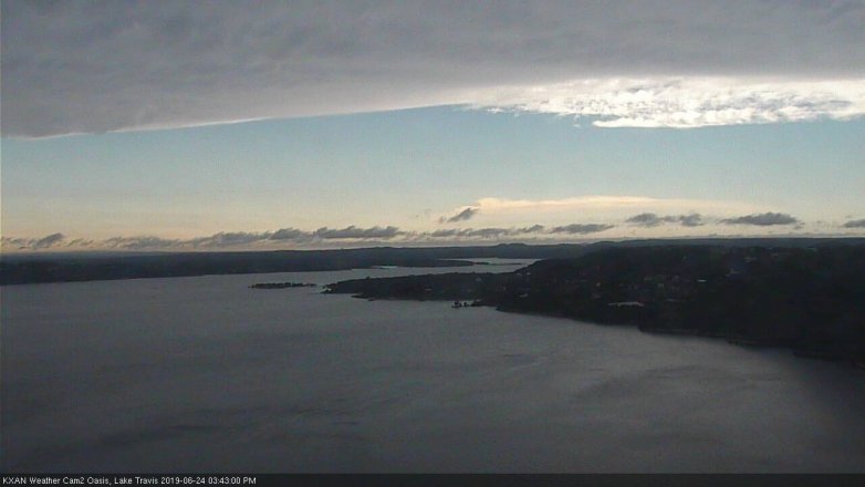 Lake Travis webcam, June 24, 2019 2:45 PM CT