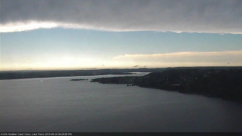 Lake Travis webcam, June 24, 2019 3:30 PM CT