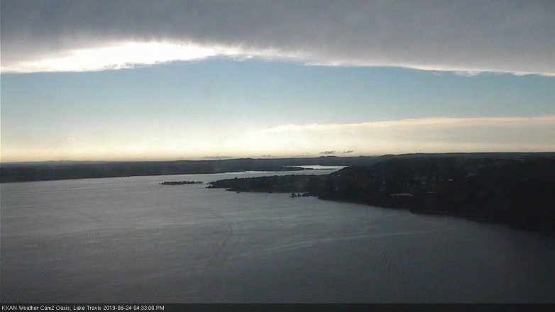 Lake Travis webcam, June 24, 2019 3:35 PM CT