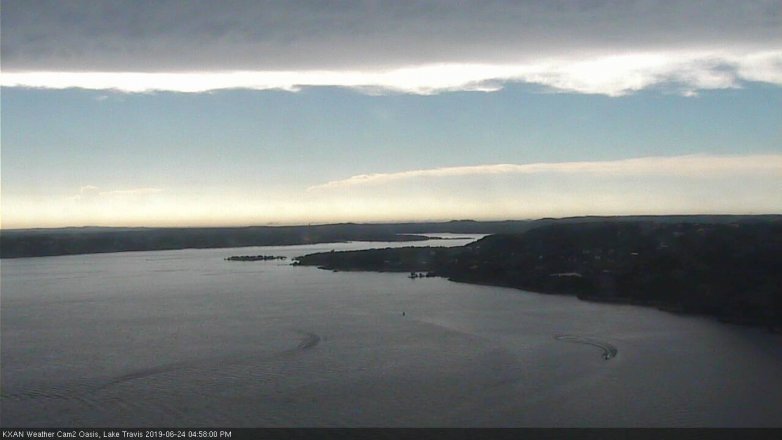 Lake Travis webcam, June 24, 2019 4:00 PM CT