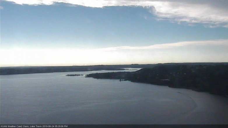 Lake Travis webcam, June 24, 2019 4:30 PM CT