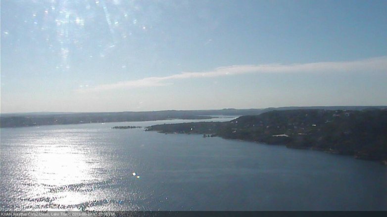 Lake Travis webcam, June 24, 2019 5:00 PM CT