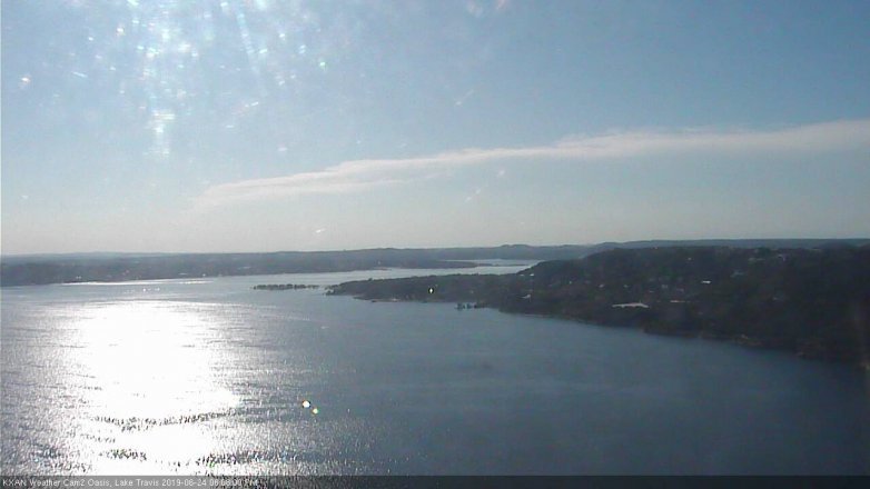 Lake Travis webcam, June 24, 2019 5:10 PM CT
