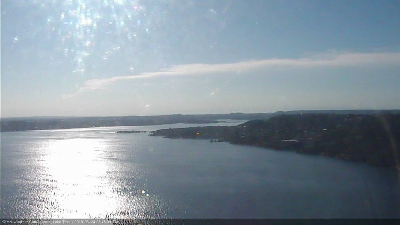 Lake Travis webcam, June 24, 2019 5:20 PM CT