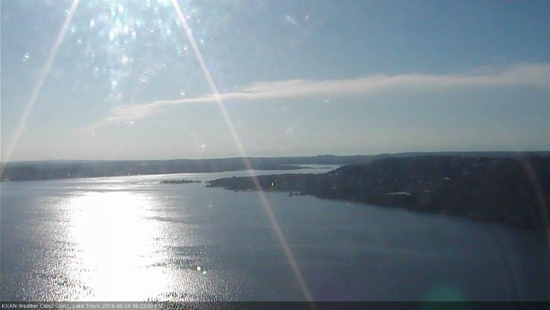 Lake Travis webcam, June 24, 2019 5:25 PM CT