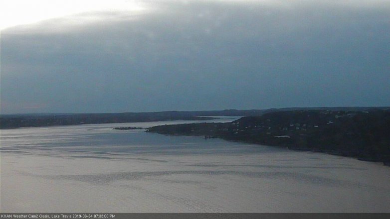 Lake Travis webcam, June 24, 2019 6:35 PM CT