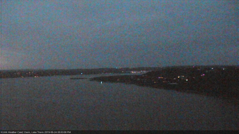 Lake Travis webcam, June 24, 2019 8:05 PM CT