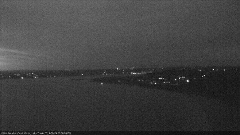 Lake Travis webcam, June 24, 2019 8:10 PM CT