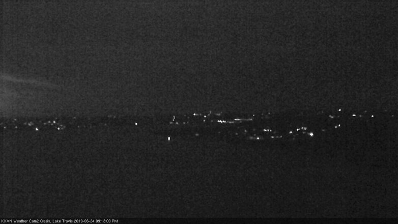 Lake Travis webcam, June 24, 2019 8:15 PM CT