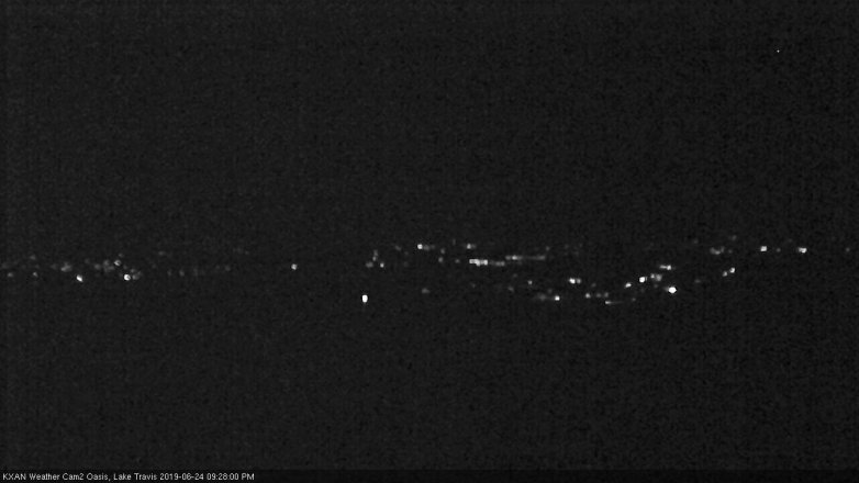 Lake Travis webcam, June 24, 2019 8:30 PM CT