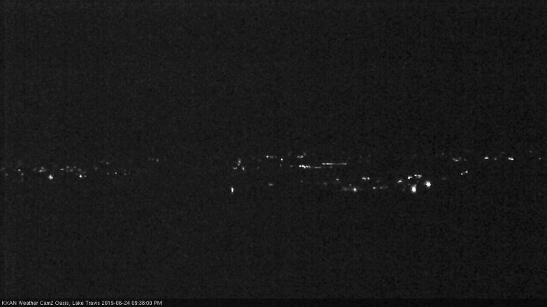Lake Travis webcam, June 24, 2019 8:40 PM CT