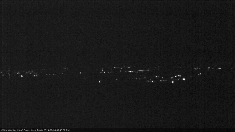 Lake Travis webcam, June 24, 2019 8:45 PM CT