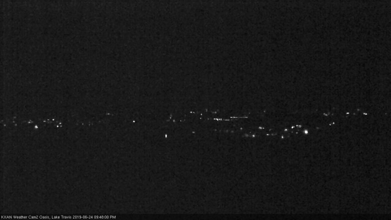 Lake Travis webcam, June 24, 2019 8:50 PM CT