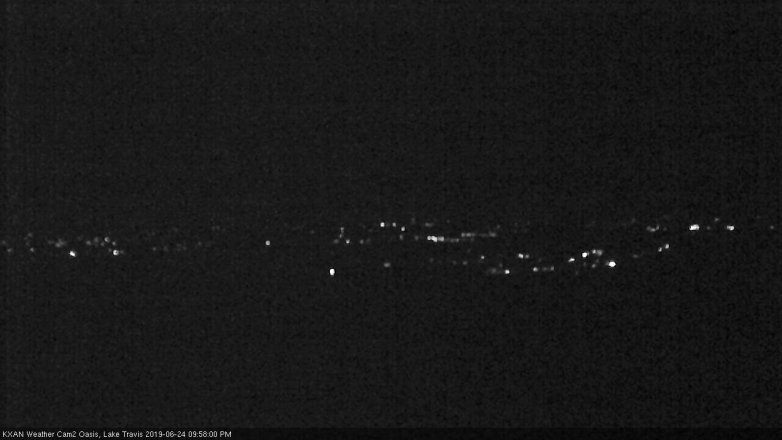 Lake Travis webcam, June 24, 2019 9:00 PM CT