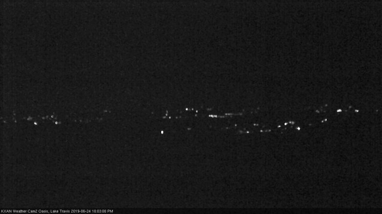 Lake Travis webcam, June 24, 2019 9:05 PM CT