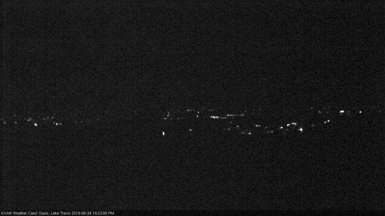 Lake Travis webcam, June 24, 2019 9:25 PM CT