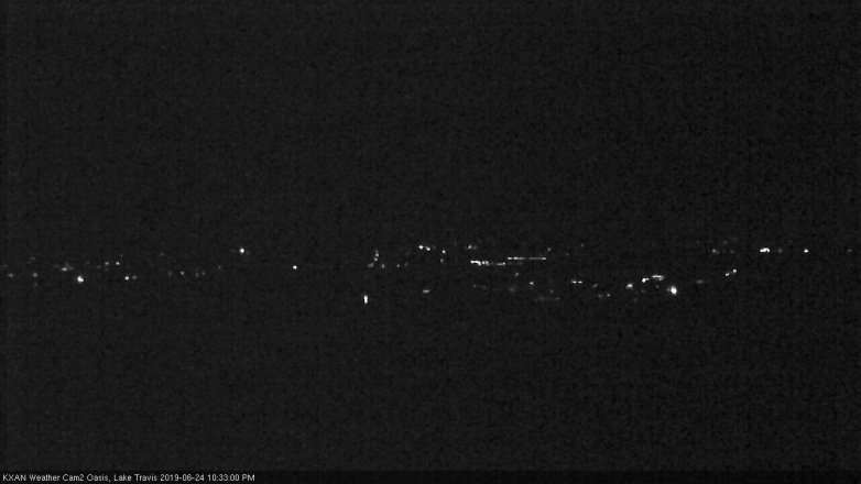 Lake Travis webcam, June 24, 2019 9:35 PM CT