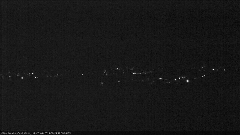 Lake Travis webcam, June 24, 2019 9:55 PM CT