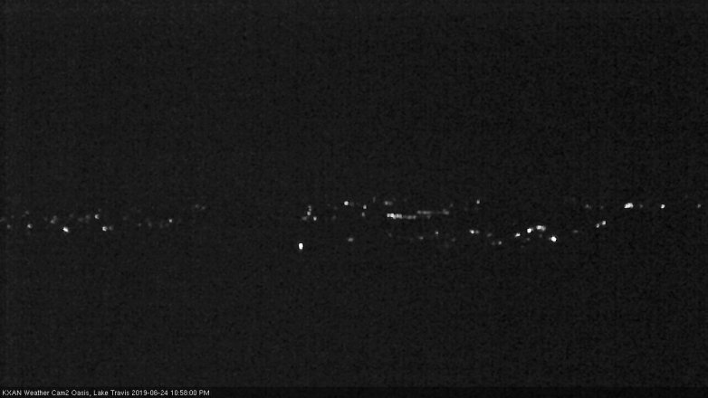 Lake Travis webcam, June 24, 2019 10:00 PM CT