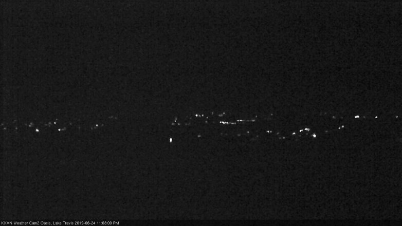 Lake Travis webcam, June 24, 2019 10:05 PM CT