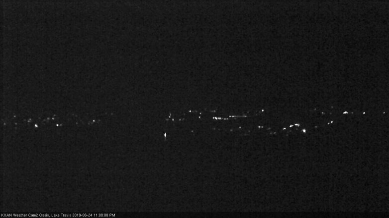 Lake Travis webcam, June 24, 2019 10:10 PM CT