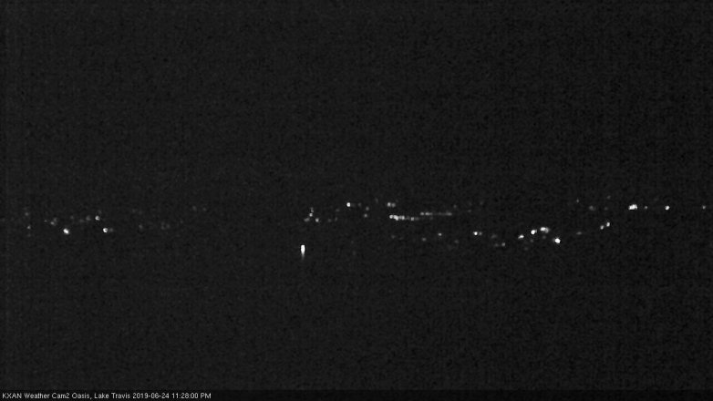 Lake Travis webcam, June 24, 2019 10:30 PM CT