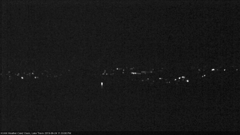 Lake Travis webcam, June 24, 2019 10:35 PM CT