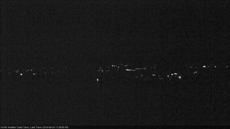 Lake Travis webcam, June 24, 2019 10:40 PM CT