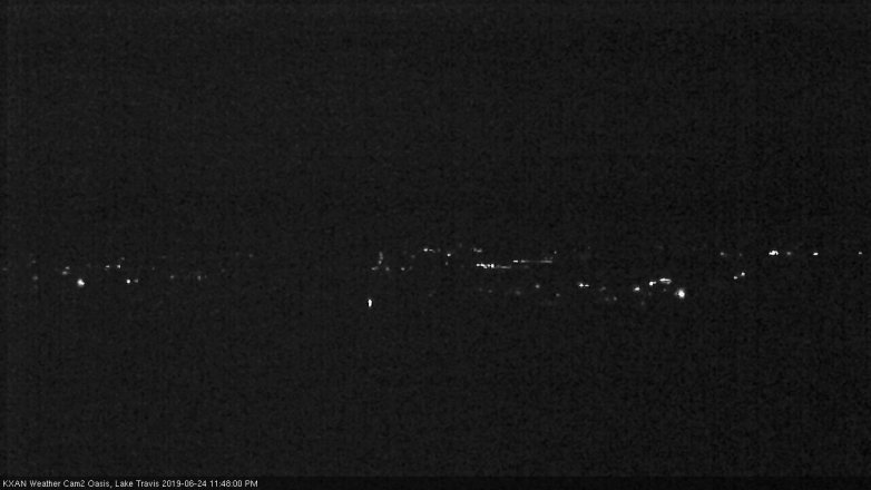 Lake Travis webcam, June 24, 2019 10:50 PM CT