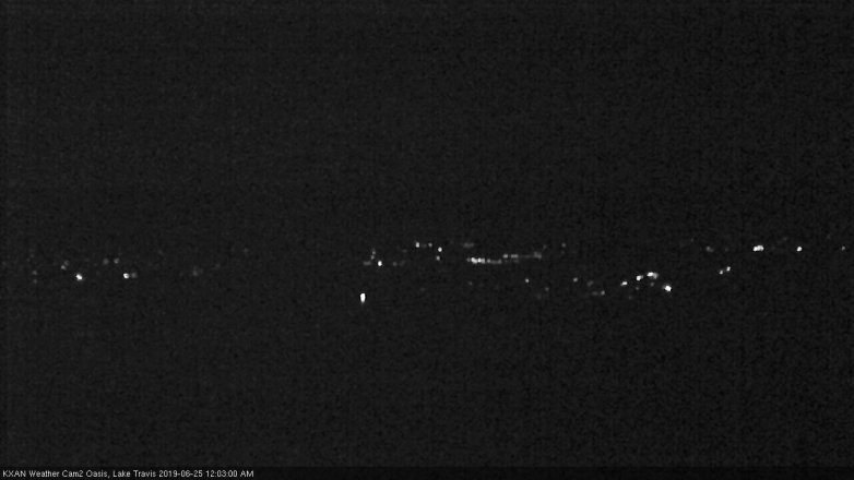 Lake Travis webcam, June 24, 2019 11:05 PM CT