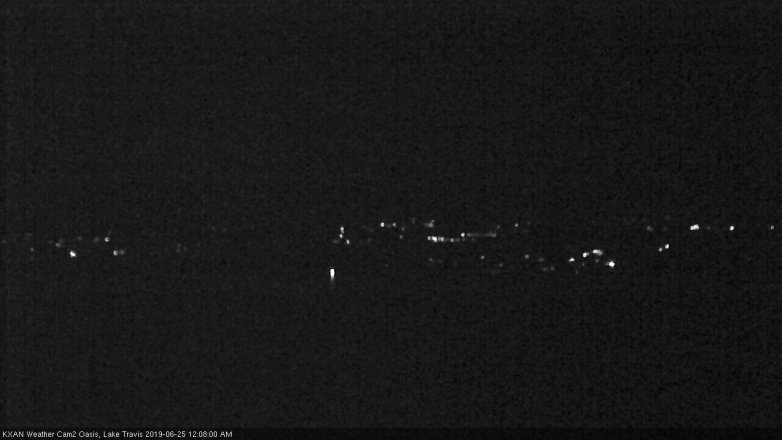Lake Travis webcam, June 24, 2019 11:10 PM CT