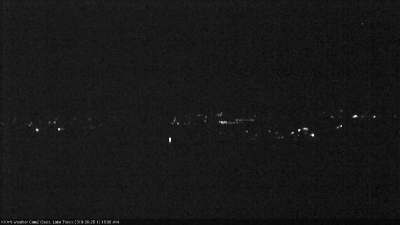 Lake Travis webcam, June 24, 2019 11:20 PM CT