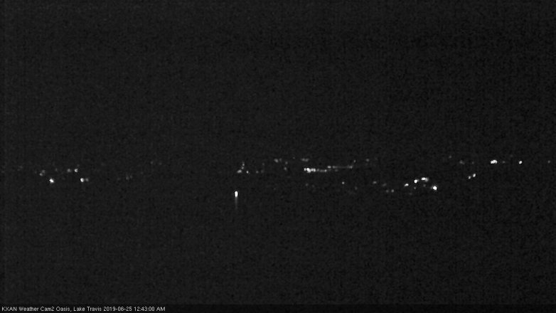 Lake Travis webcam, June 24, 2019 11:45 PM CT