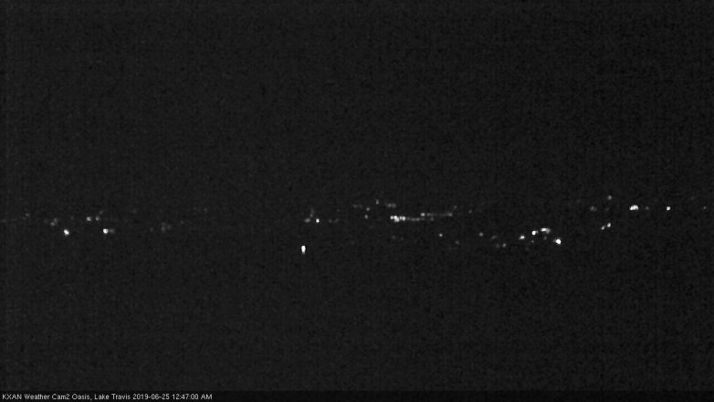 Lake Travis webcam, June 24, 2019 11:50 PM CT
