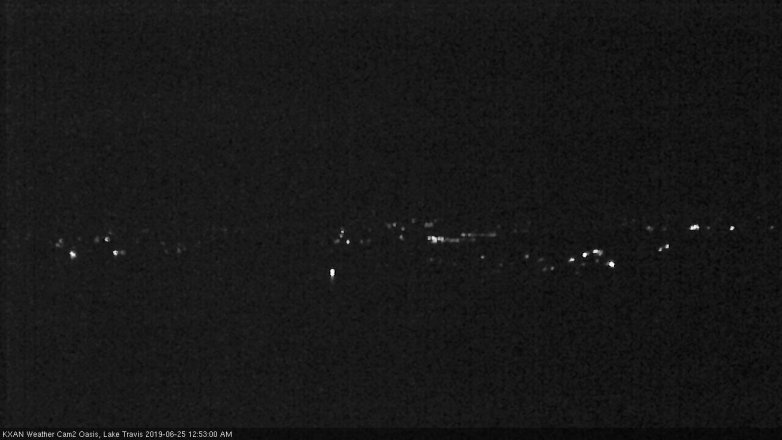 Lake Travis webcam, June 24, 2019 11:55 PM CT