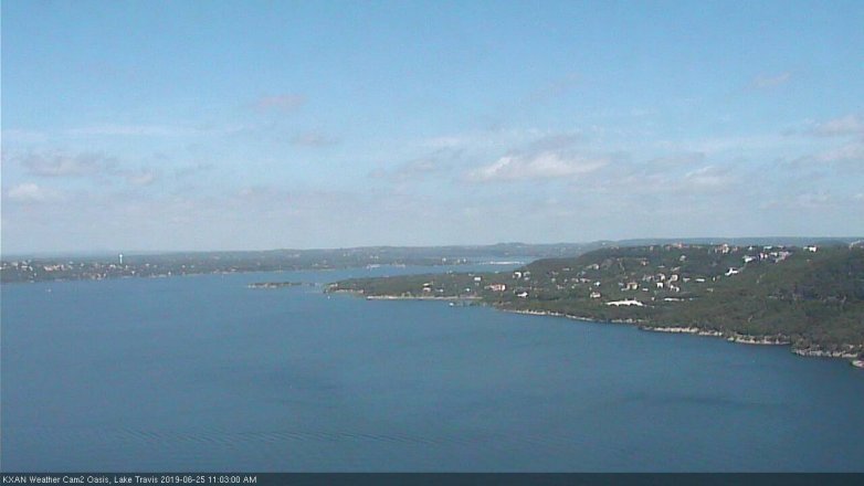 Lake Travis webcam, June 25, 2019 10:05 AM CT