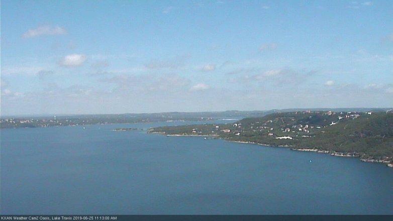Lake Travis webcam, June 25, 2019 10:15 AM CT