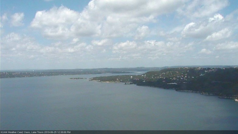 Lake Travis webcam, June 25, 2019 11:40 AM CT