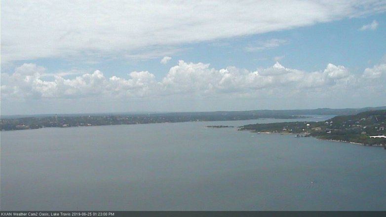 Lake Travis webcam, June 25, 2019 12:25 PM CT